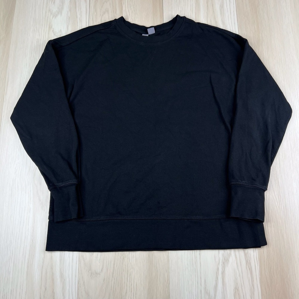 Sweaty Betty After Class Longline Sweater Womens Size 4-6 Black